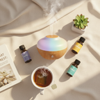 Complete bundle styled on nightstand